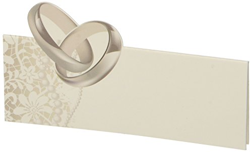 Preisvergleich Produktbild Folat Tischkarten für Hochzeit (36 Stück)