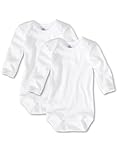 Sanetta Unisex - Baby Body 321861, 2Er Pack, Einfarbig