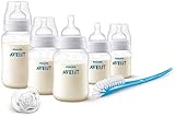 kit biberones avent sams Sin BPA y con forma ergonómica