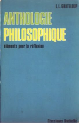 couverture de : ANTHOLOGIE PHILOSOPHIQUE