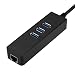 Produktbild Cyond USB 3.0 Gigabit Ethernet LAN RJ45-Netzwerkadapter + 3-Port-Hub mit 1000 Mbit/s, einfach zu organisieren, unterstützt Windows 8/7 / Vista/XP und Mac OS X 10.8 und höher