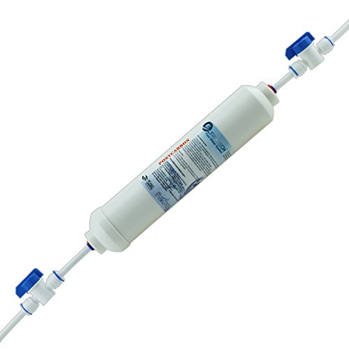 Absperrhahn Absperrventil für 1/4 Zoll Schlauch (6,4mm) Kugelhahnventil für Kühlschrankschlauch Wasserfilter - 3