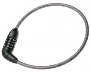 Trelock Zahlen-Kabelschloss Ø 12 mmKS 205/75/12 mit H.4-Zahlenkomb, schwarz/grau, 75 cm, 4032191424378