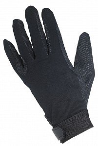 Cotton-Pimple-Horse-Riding-Gloves-with-Velco-Wrist-Fastening-Sizes-Extra-Small-Extra-Large-Navy-Extra-Large