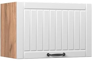 Vicco Pensile da cucina Fame-Line, Bianco casa di campagna, 60 cm Piatto