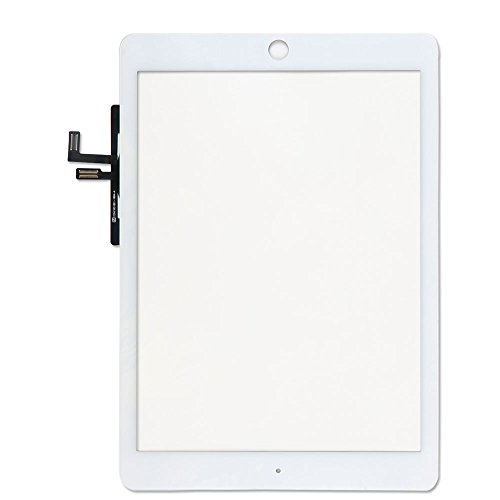 LL TRADER Zubehör Für iPad Air 1st Generation (iPad 5) Touchscreen Digitizer Glaslinse mit Flexkabel und Werkzeug Weiß Ersatz - 2