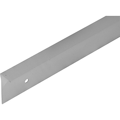 FMK 900mm kitchen worktop corner square joint q3 profile, 40mm high, satin 3mm radius
