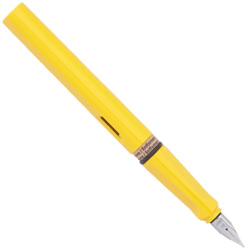 Lamy – Füllfederhalter Safari gelb hochglänzend, Stahlfeder, Breite: EF, Lieferung in Lamy-Geschenkbox. - 2