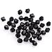 Produktbild Forever Yung 100pcs/lot Black European Faceted Glass Crystal Beads for Jewelry Making by Forever Yung
