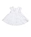 Steiff Baby Girls Crew Neck sleeveless Vest -  White - 0-3 Months