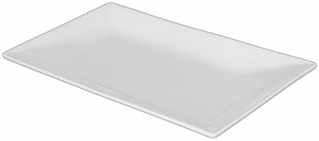 'HOLST Porzellan YH 1154 Rectangular Plate Yoyo "Hong Kong, White, 26 x 16 x 2.5 cm