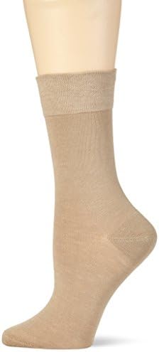 Nur Die Women's Damen Pflegende Komfort Socks, Beige-Beige (Leinen 615), 35/38 (EU)