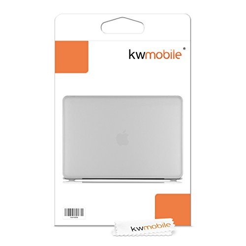 kwmobile Hardcase Laptop Hülle für Apple MacBook Pro Retina 13″ (ab Ende 2012) – Matt Transparent dünne gummierte Schutzhülle Cover Case Tasche - 7