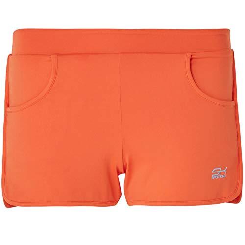 SPORTKIND Short 2-en-1 avec Pantalon intérieur intégré pour Tennis/Volleyball/Sport pour Filles & Femmes