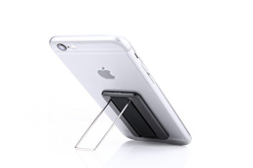 CerberyÂ® | Smartphone Fingerhalter mit StÃ¤nder | Auto Case Etui Finger Fitness Griff Halter Halterung Handy HÃ¼lle KopfhÃ¶rer Ringhalter Sport Apple iPhone 7 8 X Samsung Galaxy S8 (Schwarz)