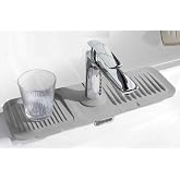Orret Home Musluk Matı, Eviye Matı,Elastik Musluk Matı Su Tutucu D&uuml;zenleyici Kaydırmaz Taban Organizer Mutfak Banyo Lavabo,Mu
