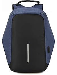 Zaino Anti-furto per Notebook Resistente agli Affari con Porta di Ricarica USB Color : Blue Borsa per Computer Scolastica Resistente allAcqua Klerokoh Zaino per Laptop da Viaggio