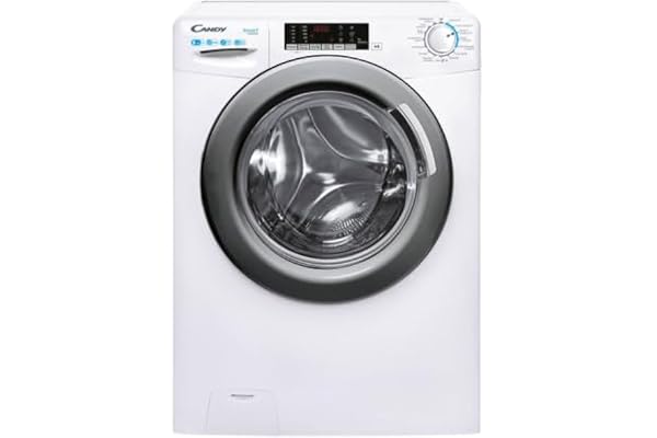 Candy CSWS485TWMRE-FR Lave-linge séchant frontal 8 kg / 5 kg, 1400 tr/min, 15 programmes, Classe A, Moteur Inverter, Fonction vapeur, Blanc