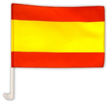 Preisvergleich Produktbild Autofahne Autoflagge Spanien 30 x 45 cm
