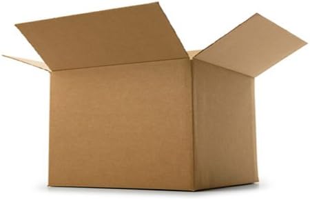 Pack of 100 Boxed-Up Cardboard Packing Postal Mail Boxes - 8 x 6 x 4" 9203x152x102mm)