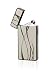 Produktbild TESLA Lighter T13 | Lichtbogen Feuerzeug, Plasma Double-Arc, elektronisch wiederaufladbar, aufladbar mit Strom per USB, ohne Gas und Benzin, mit Ladekabel, in Edler Geschenkverpackung, Schwarz Linien