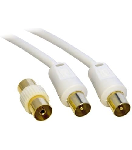 Cavo Coassiale Maplin IEC – Spina Maschio-maschio, 2 Metri, Completamente Schermato Per TV E Freeview