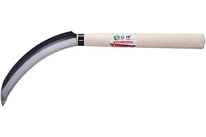 FINPAN Gartenarbeit Japanische Edelstahl Halbmondförmige Sichel 160mm No.2111