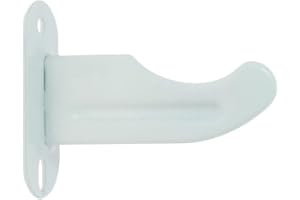 SÉLECTION CAZABOX Console à visser pour radiateur fonte - Epoxy blanc - Axe 85 mm