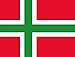 Produktbild Flagge Denmark Bornholmsflaget | Unofficial flag of Bornholm Denmark | Querformat Fahne | 0.06qm für Diplomat-Flags Autofahnen