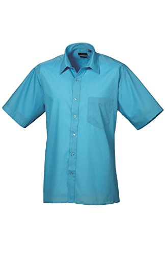 Preisvergleich Produktbild Premier Kurzarm Popeline-Hemd Weiß 22