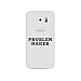 Produktbild licaso Samsung S6 Handyhülle Smartphone Samsung Case aus TPU mit Problem Maker Print Motiv Slim Design Transparent Cover Schutz Hülle Protector Soft Aufdruck Lustig Funny Druck