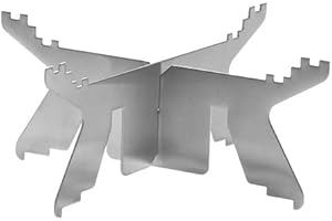 Kelly Kettle Pot-Base Support (NEW VERSION) for all Stainless Steel | Cook fast items like Oatmeal, Noodles over the chimney as it boils or b Use underneath to eliminate scorch marks to lawns,etc