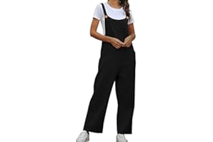 MORBUY-SHOP Petos de Pantalones para Mujer, Morbuy Monos Verano Casual Baggy Overoles Jumpsuit Tirantes Pantalones Embarazados con Bolsillos, para Playa Fiesta Oficina