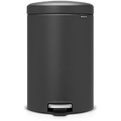Brabantia Poubelle à Pédale NewIcon Sense of luxury,20 litres - Gris