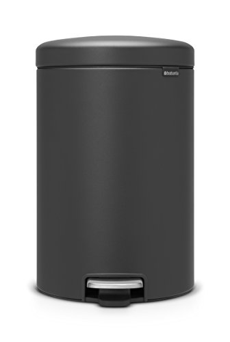 Brabantia Poubelle à Pédale NewIcon Sense of luxury,20 litres - Gris