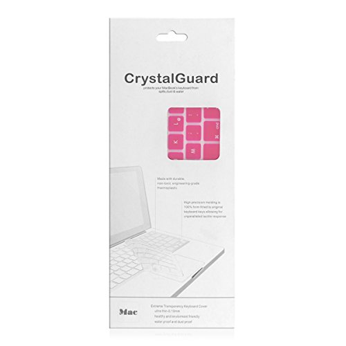kwmobile Tastaturschutz Apple MacBook Air 13“/ Pro Retina 13“/ 15“ – QWERTZ Silikon Laptop Tastaturfolie – Notebook Tastaturschutzfolie Pink - 6