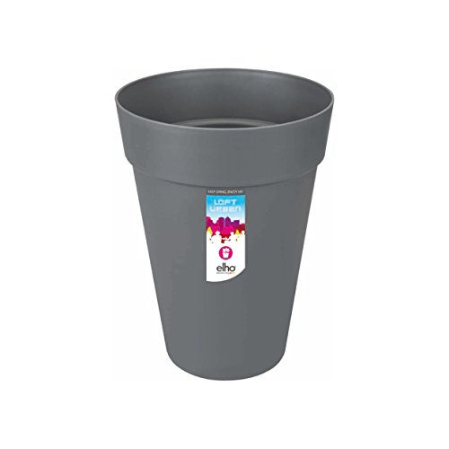 elho Loft Urban Rund Hoch Pflanzkübel 42cm – Anthrazit - 5