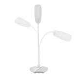 WenTop LED Schreibtischlampe,leselampe,100% natürliches Licht, portable tischlampe,3 Level Dimmer Touch Control, Energiespar-Tischlampe für das Studieren, Büro, kampieren oder reisen Ect. – weiß - 4
