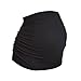 Ruched Maternity Belly Band - Pre Pregnancy UK 24, Black
