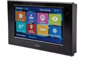 Inim Alien/SN - Interfaccia Utente Touch Screen, Nero