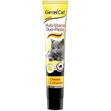 GimCat Multi-Vitamin Duo-Paste Käse + 12 Vitamine, 1er Pack (1 x 50 g)