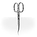 Nail Technician Scissors Stainless Steel Zebra Print Professonal Manicure Curved Scissors