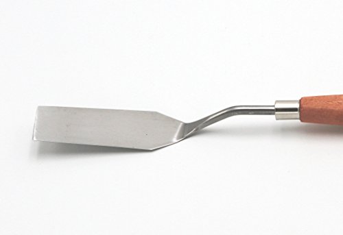 MALSPACHTEL – PROFI-SET mit 18 verschiedenen Formen und Größen, mit Edelstahl-Klinge + Buchenholzgriff, Malmesser, Palettmesser - 5