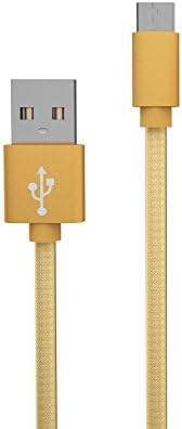 USB 3.0 C. Quick charging cable type C to USB A 3.0 high speed data cable - 56k resistor - Quick Charge - sturdy & durable aluminum housing - braided jacket - reversible - 100 cm matt gold suitable for Nexus 5x, 6p, Macbook, Oneplus2, Oneplus3