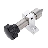 Farbe silber FLAMEER Holzdrehmaschine Live Center Drehmaschine Teile Revolving Centre Drehzentrum für Mini DIY Holzbearbeitung