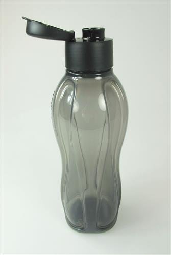 TUPPERWARE To Go Eco 1,0L schwarz C138 Trinkflasche EcoEasy Flasche Ökoflasche - 5