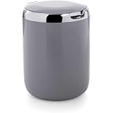 Primanova Pacific Plastic Lid Trash Can 3 lt, Gray