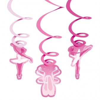 Amscan Ballett zum Aufhängen Wirbel Dekorationen