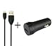 Produktbild Original HTC KFZ-Ladekabel + Datenkabel in Schwarz für One M8s Datenkabel PKW LKW Auto Ladekabel Ladegerät Car Charger Aufladekabel Aufladegerät 2000 mAh MicroUSb Anschluss HTCKB2