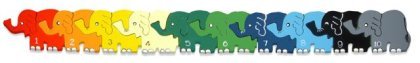Alphabet Jigsaws - Elephant Number Row